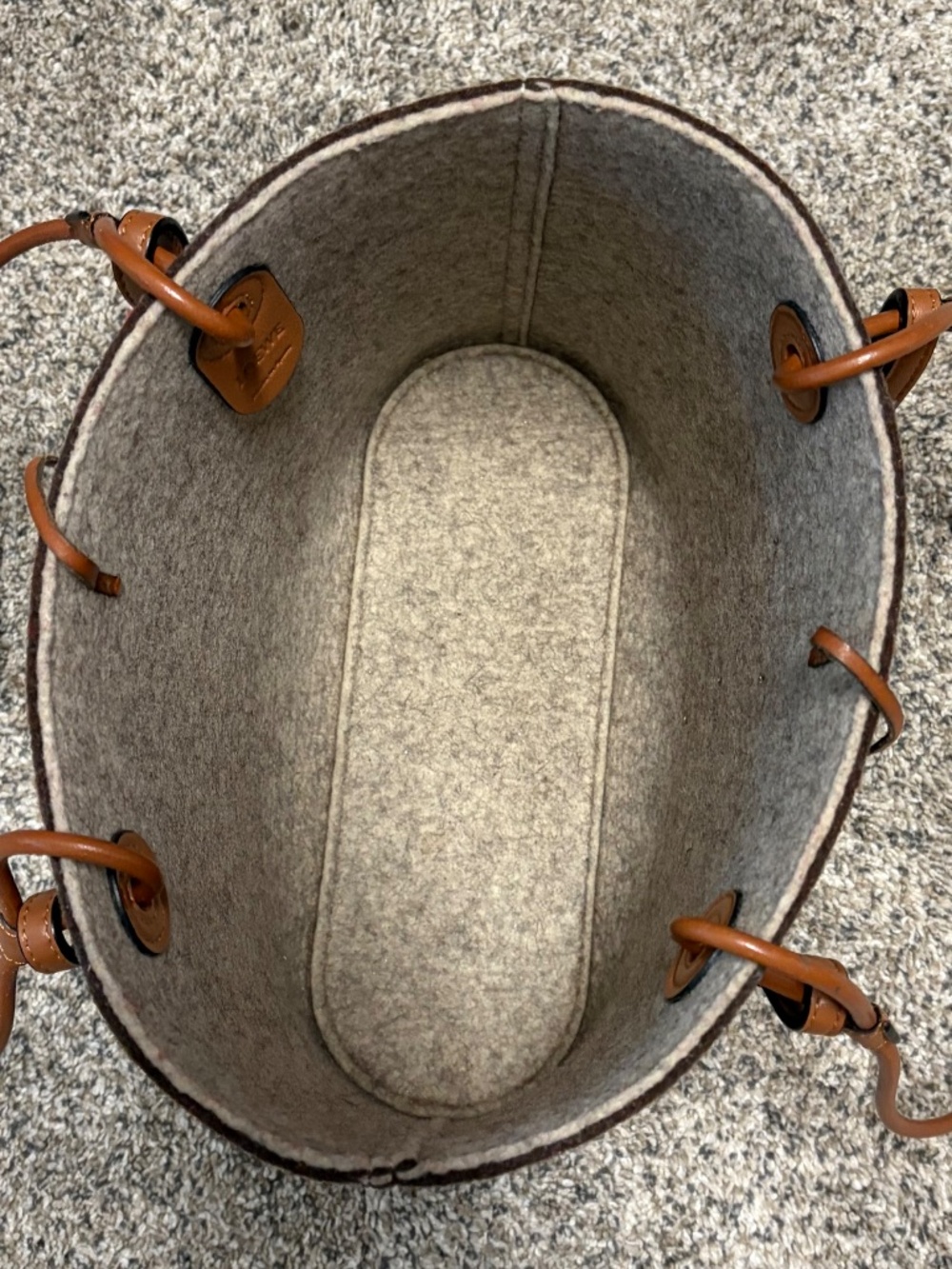 Loewe Anagram Felt Tote - Picture 9 of 14